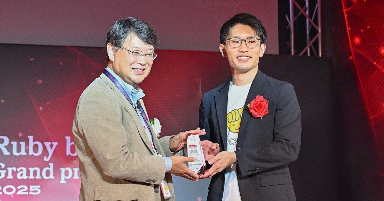 chocoZAPがRuby biz Grand prix 2025 大賞を受賞